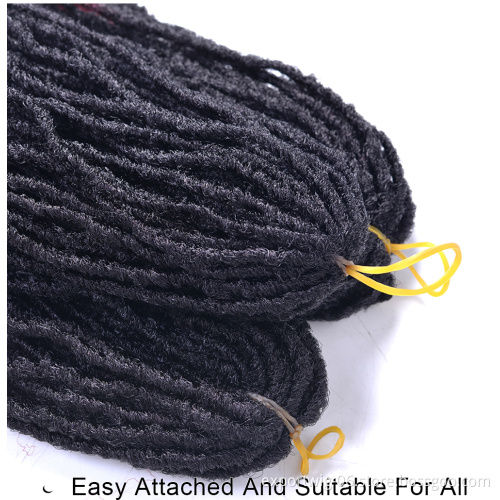 Afro Crochet Braids Ombre Color Synthetic Braiding Hair For Women Faux Locs Crochet Hair Deadlocks Sister Locs